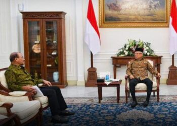 Wapres RI KH Ma ruf Amin Dan Wakil  DPD Mendorong Rencana Pengembangan Islamic Financial Center