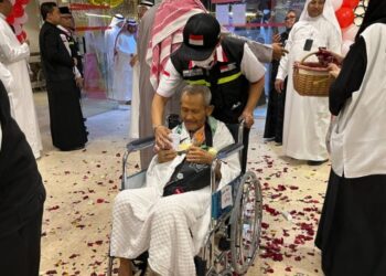 1,897 jamaah haji indonesia Tiba di  makkah