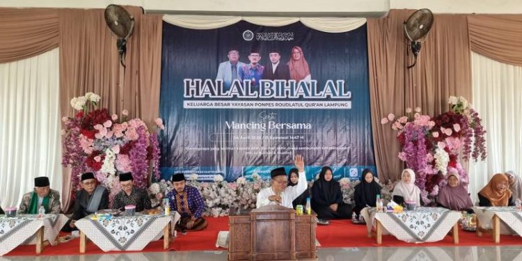 Semarak ukhuwah dan Semangat khidmah:Ratusan keluarga besar Yayasan PPRQ Padati Acara halal Bi halal dan Mancing Bersama