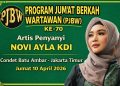 Novi Ayla Terlibat Jumat Berkah Wartawan Berbagi Dari Condet hingga Cipinang