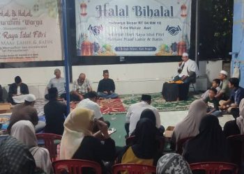 Halal Bi halal RT 04/RW 18 Duta Mekar Asri Berlangsung khidmat