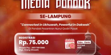 Connected in ukhuwah Powerful in Dakwah kopdar Akbar Media Pondok lampung